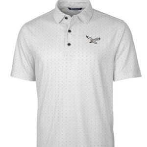 $120 Philadelphia Eagles Historic Cutter & Buck Pike Double Dot Print Mens 3XL